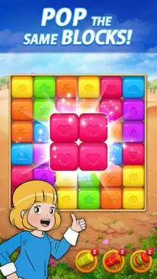 Block Pop Story  Yumi`s Cells android App screenshot 4